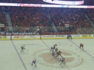 A New York Islanders at Calgary Flames NHL game in Calgary on March 5 2017.