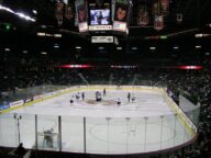 Calgary Hitmen game action on December 3 2006, from the file titled Hitmen vs Blades.